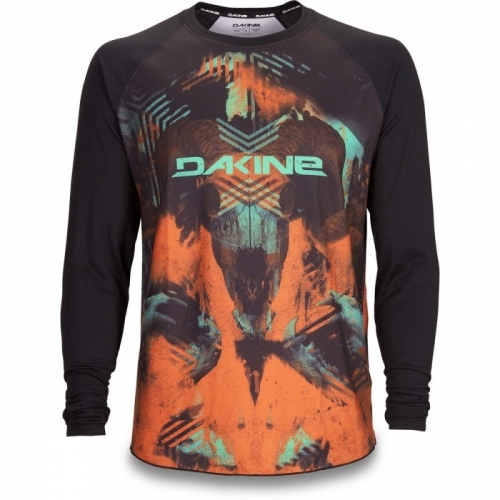Dakine Dropout Long Sleeve Mountain Bike T-Shirt Diablo