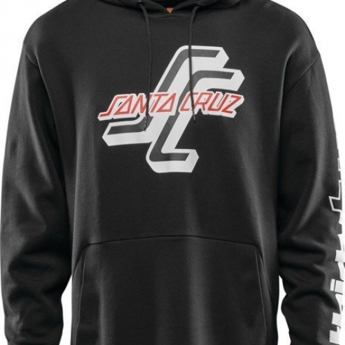 Thirtytwo Santa Cruz Technical Snow-Skate-Hoodie Black